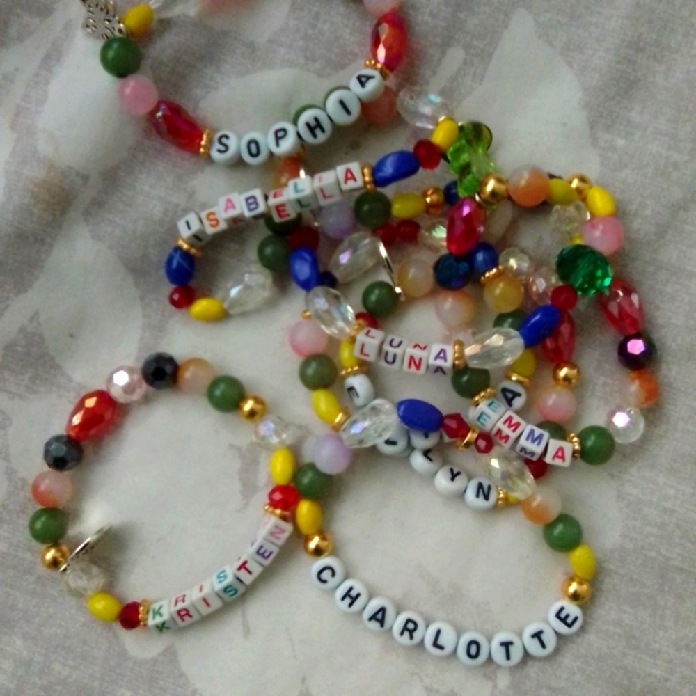 Personalized girls bracelets